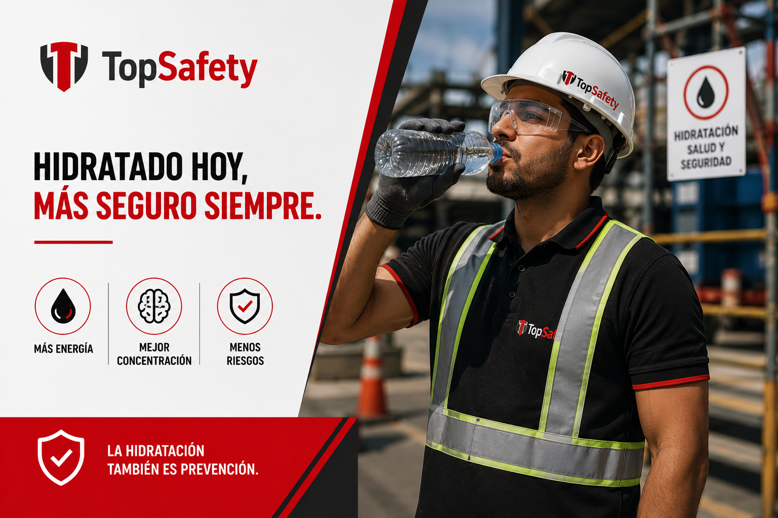 hidratación en la seguridad laboral
